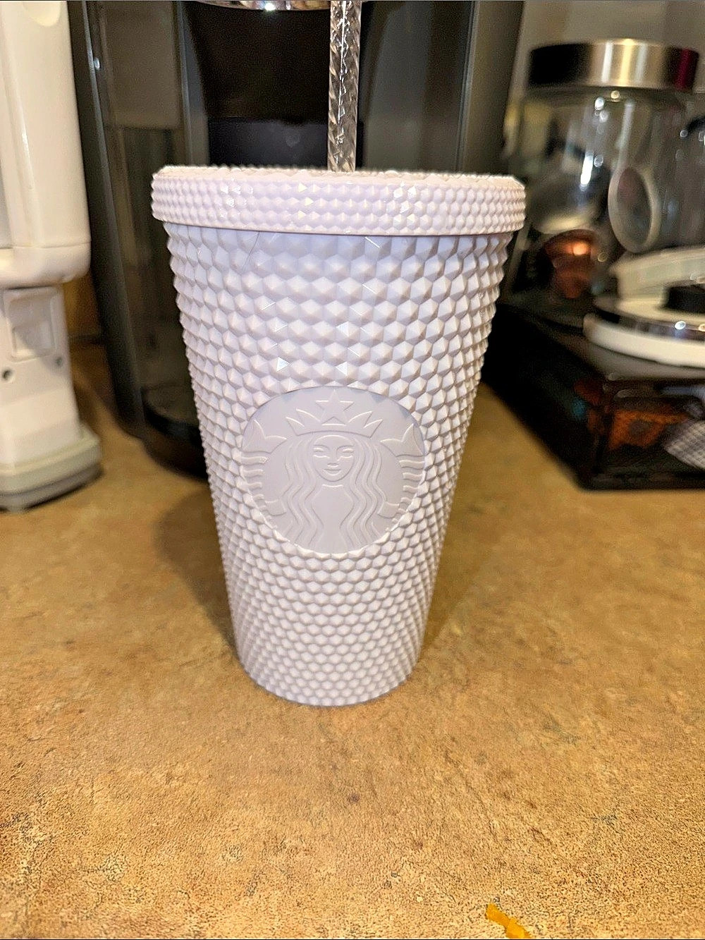 Starbucks White Studded Grande Cold Cup Tumbler